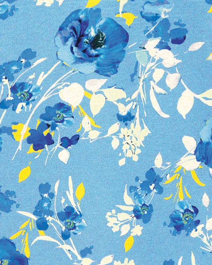Becky Floral Short Sleeve Cotton Polo Top - Image 3 - The Classic Boutique