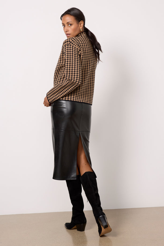 Better Than Leather Midi Skirt