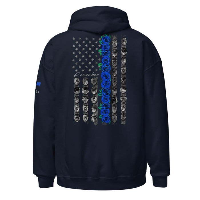 Blue Rose Flag Hoodie