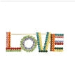 BROOCH LA LA LOVE-P4020 : MULTI