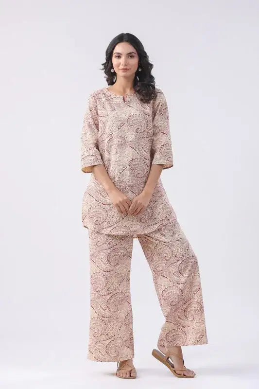 Camellia Cotton Flex Loungewear Set