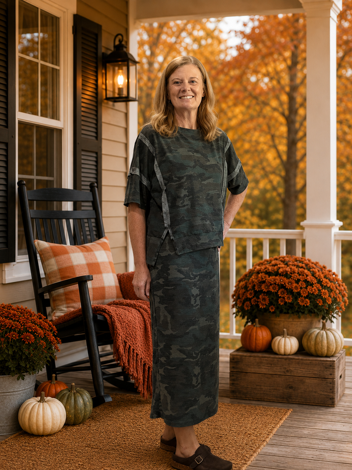 Camo Skirt Set