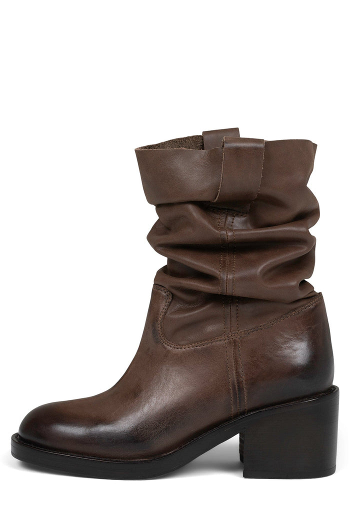 CAMPING Jeffrey Campbell Knee-High Boot Brown Ruboff