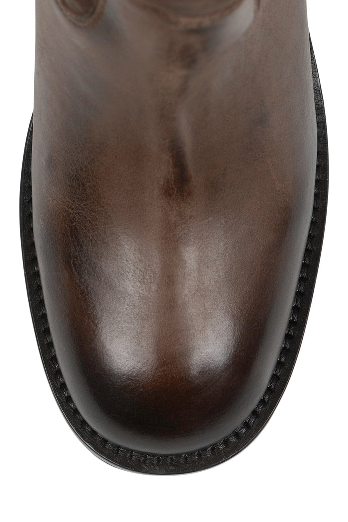CAMPING Jeffrey Campbell Knee-High Boot Brown Ruboff