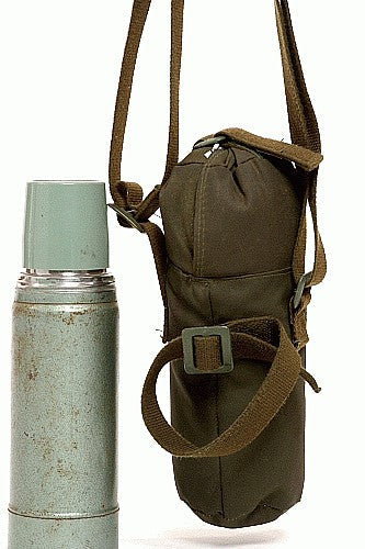 Canadian Forces WE'64 Thermos Carrier Bag – Insulated Nylon, Cold War Surplus (Thermos Not Included)
