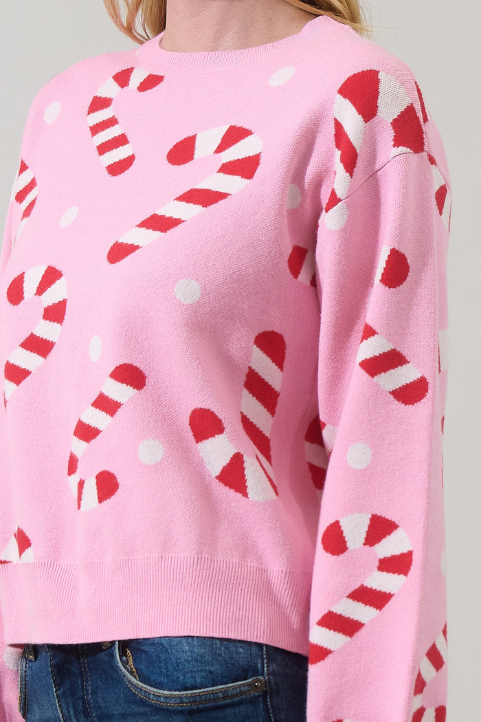 Candy Cane Pull Over sweater