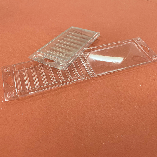 Clam Shell Melt Mould - 8 Cavity 75g - BARS