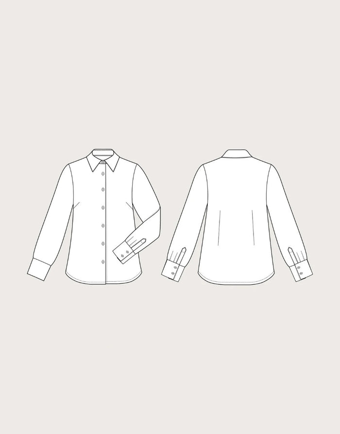 Classic Shirt Sewing Pattern, The Assembly Line