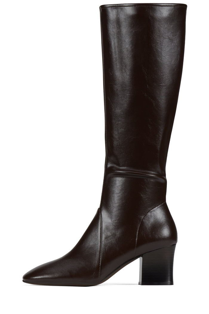 COLLAB Jeffrey Campbell Heeled Boot Coffee