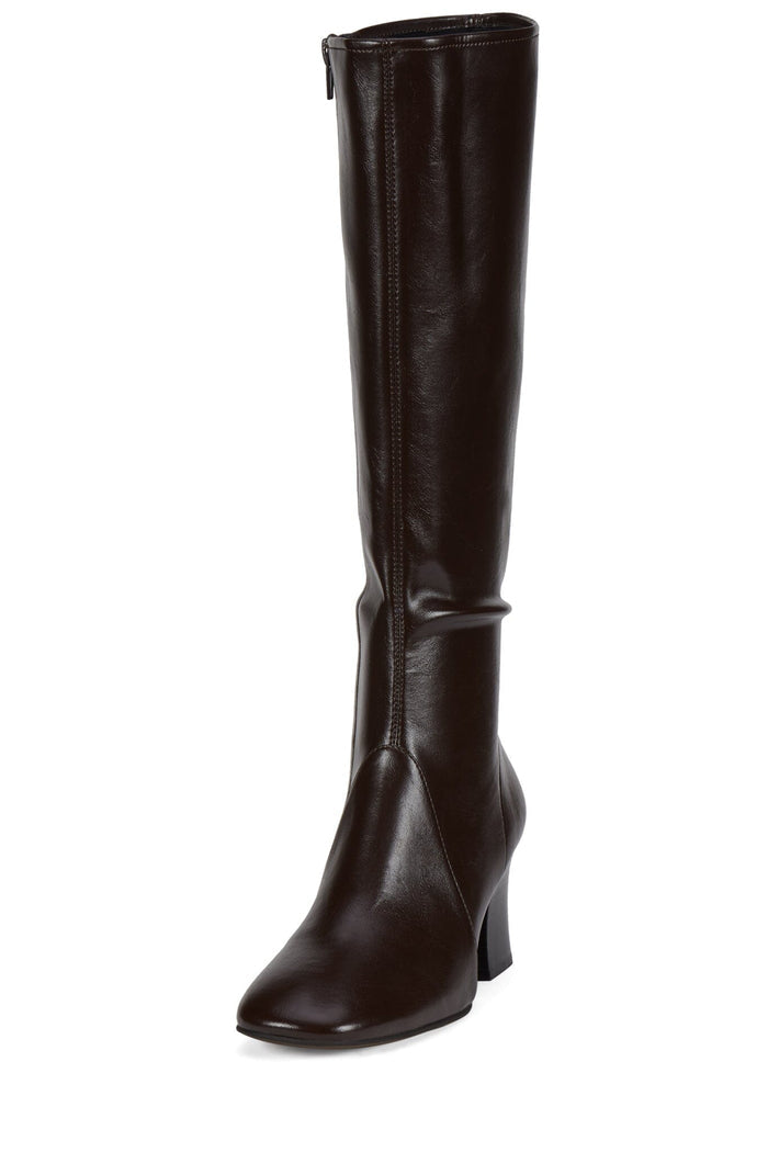 COLLAB Jeffrey Campbell Heeled Boot Coffee _hover