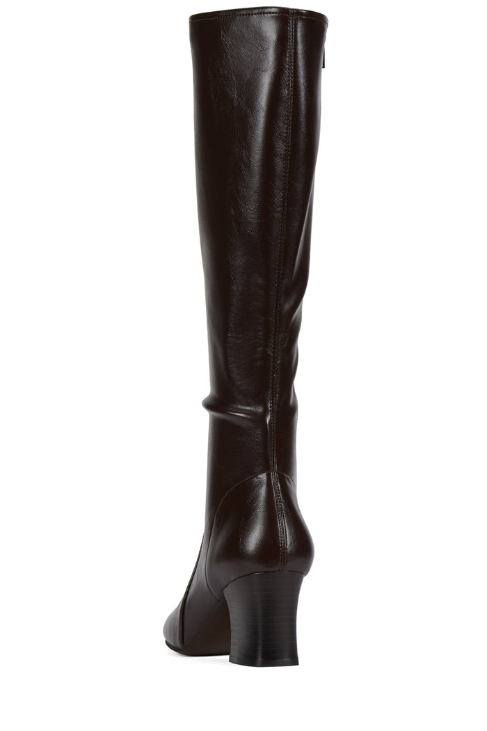 COLLAB Jeffrey Campbell Heeled Boot Coffee