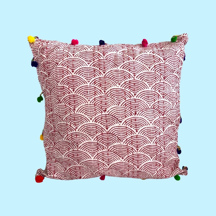 16" square / Red Sunrise
