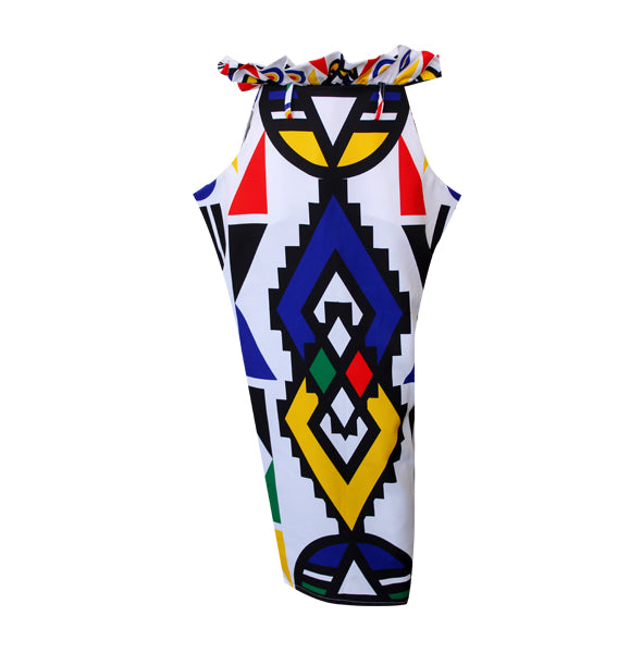 Colorful Nguni Structured Pocket Skirt