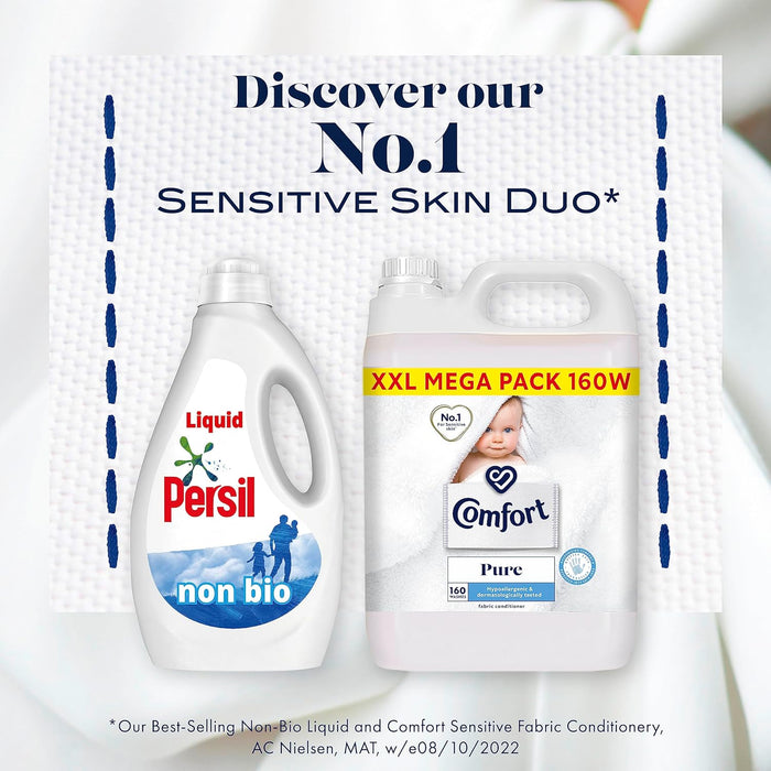Comfort Pure Fabric Conditioner dermatologically tested gentle next to sensitive skin,160 Washes, 4.8 Litre - Shoppers-kart.com