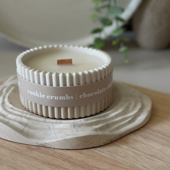 Cookie Crumbs

Stoneware Soy Wax Candle