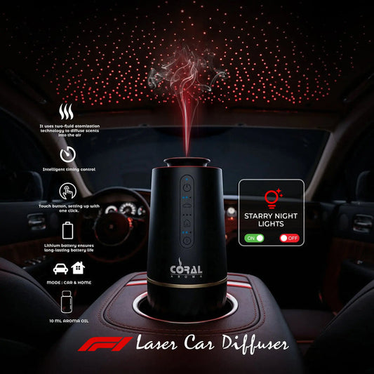 coral aroma f1 laser car diffuser
