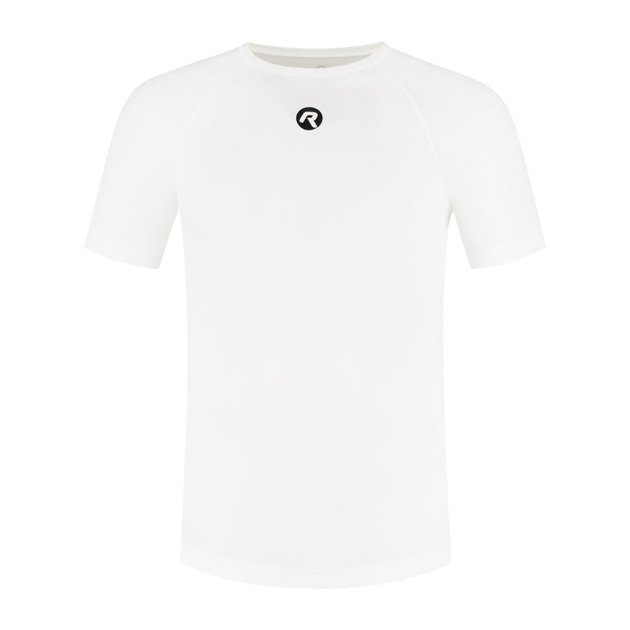 Rogelli Core II ondershirt korte mouwen wit voorkant.