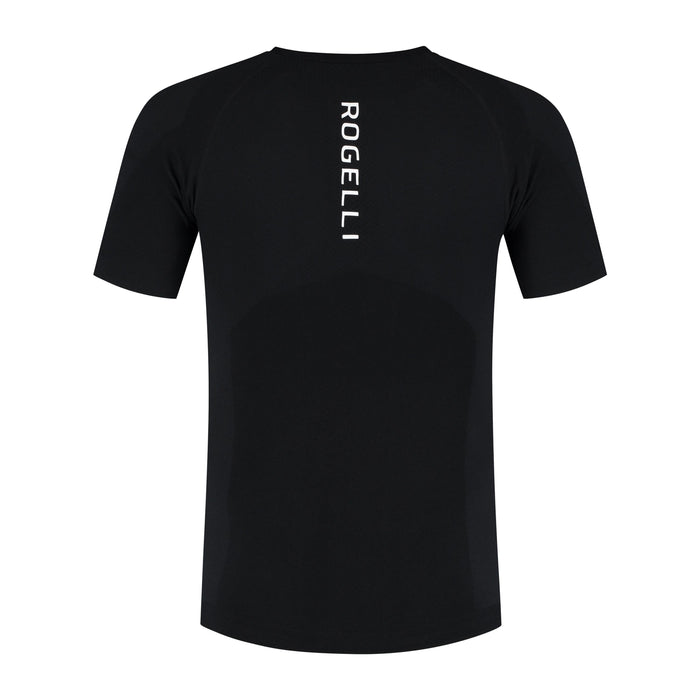 Rogelli Core II ondershirt korte mouwen zwart achterkant.