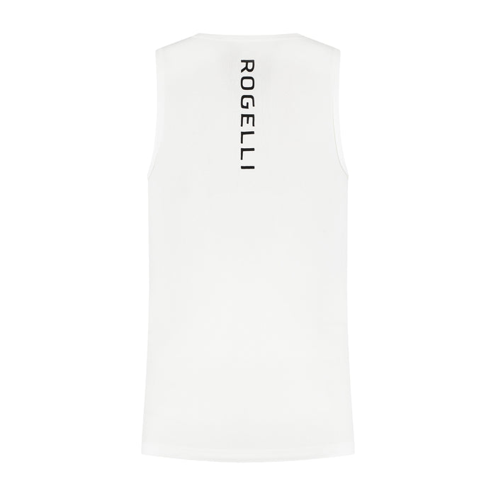Rogelli Core II ondershirt zonder mouwen wit achterkant.