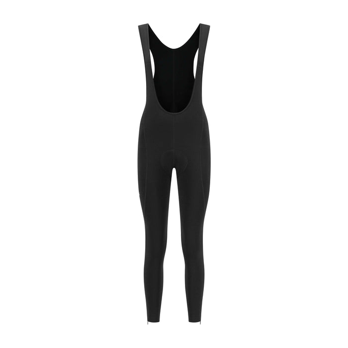 Rogelli Core lange fietsbroek dames zwart voorkant.