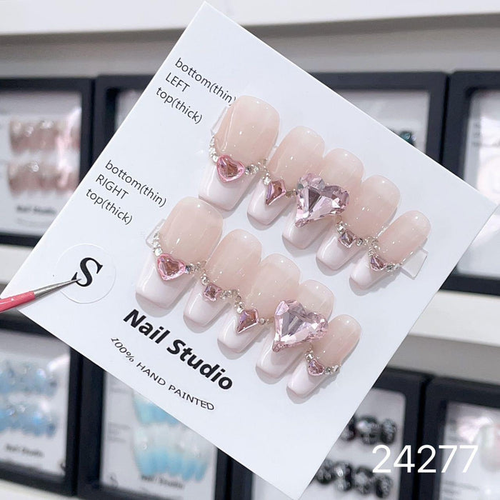 Fernglow Rhinestone Press-On Nail Art Set - Fernglow