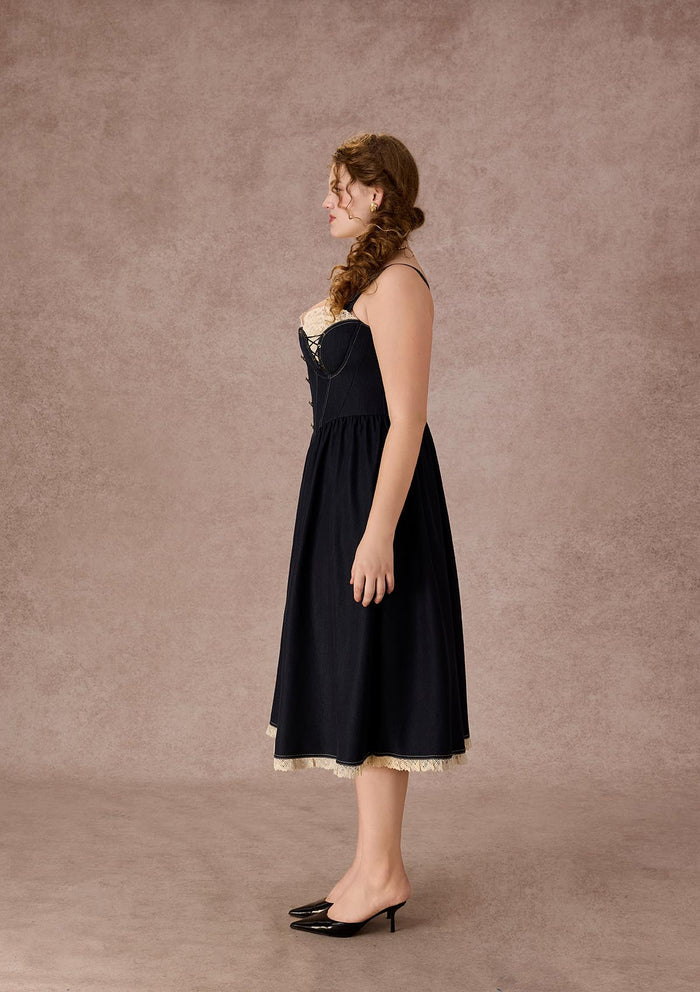 Curve&Plus Berry Buccaneer Dress(Long)