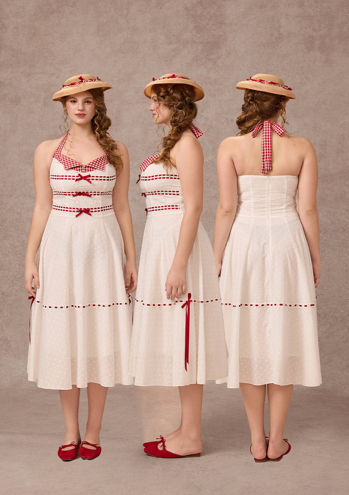 Curve&Plus Little Red Candle Dress
