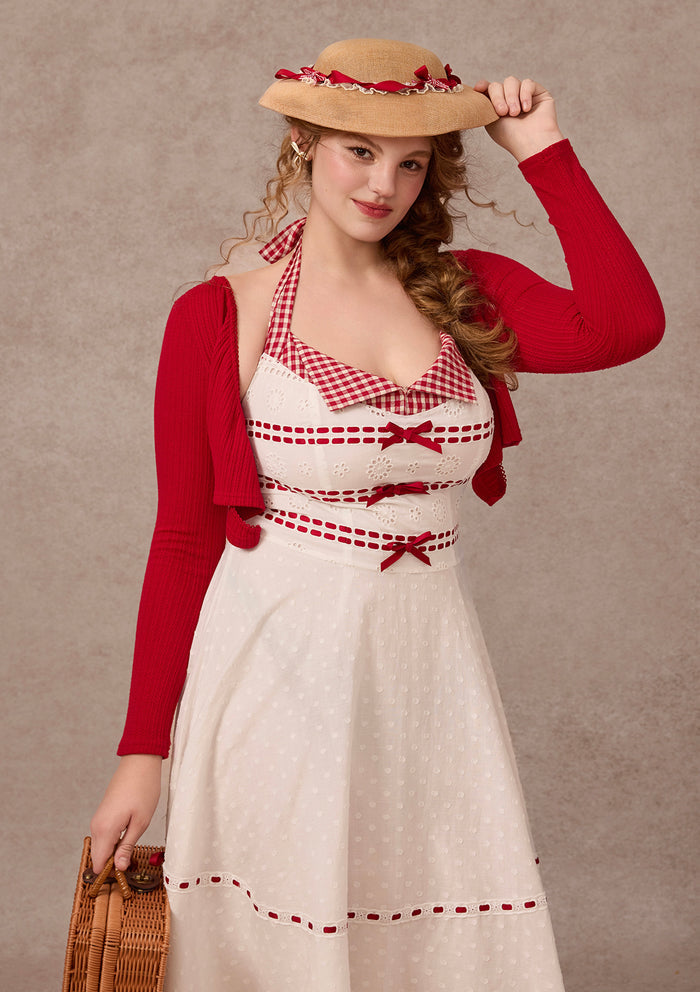Curve&Plus Little Red Candle Dress