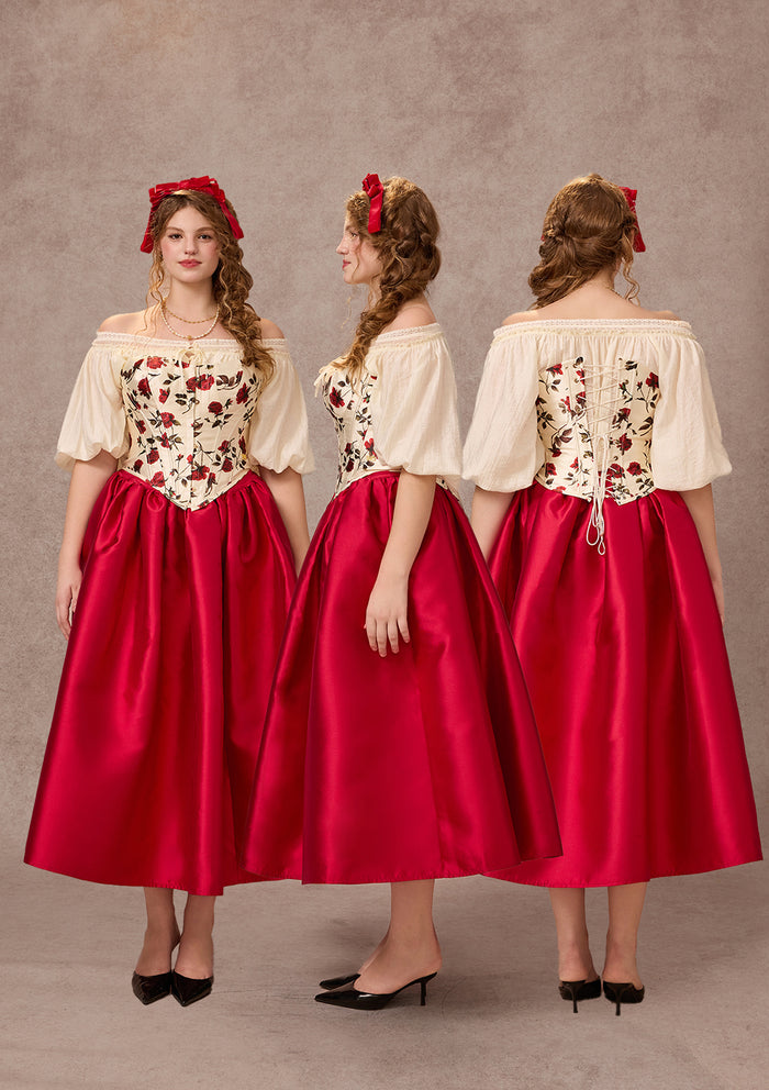 Curve&Plus Rose Heights Skirt