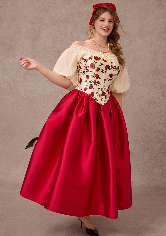 Curve&Plus Rose Heights Skirt