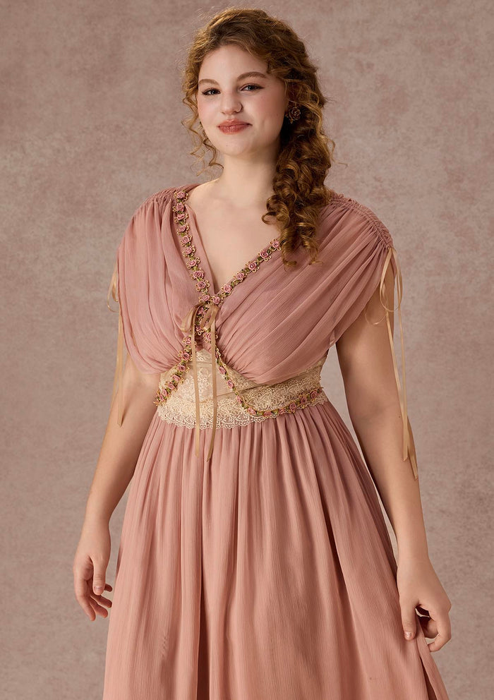 Curve&Plus Rose Olive Dress