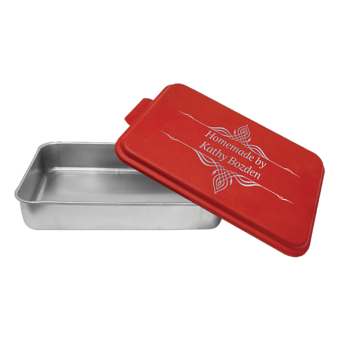 Custom Aluminum Cake Pan with Lid  9" x 13" - LZR