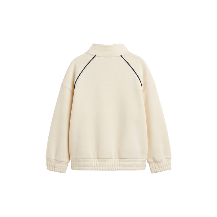 Custom Boys Sweatshirt - Quarter-Zip Cowl Neck - Personalized