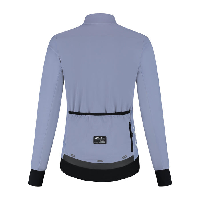 Rogelli Distance II fietsjack dames lila achterkant.