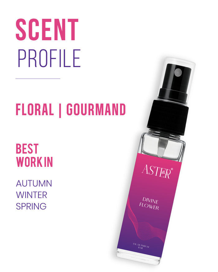 Divine Flower EDP for Woman 8ml perfume bottle