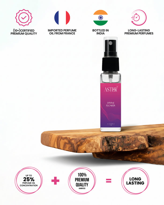 Divine Flower EDP for Woman 8ml perfume bottle