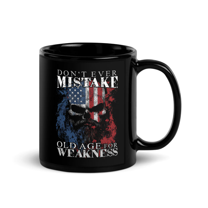 Don't Mistake Old Age for Weakness Mug