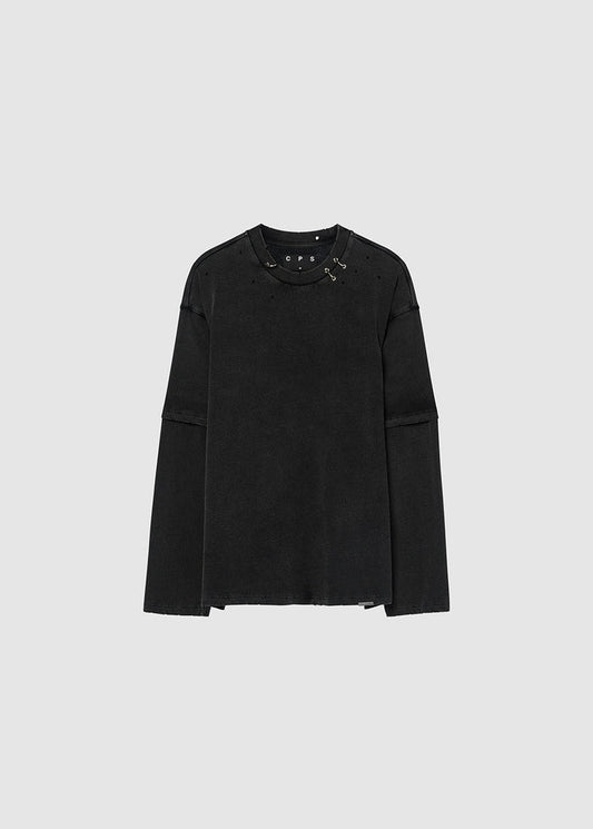 DOUBLE SLEEVE WASHED TEE