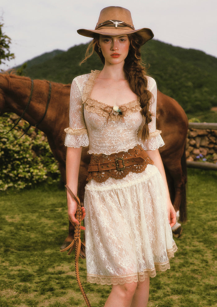 Dune Lace Skirt