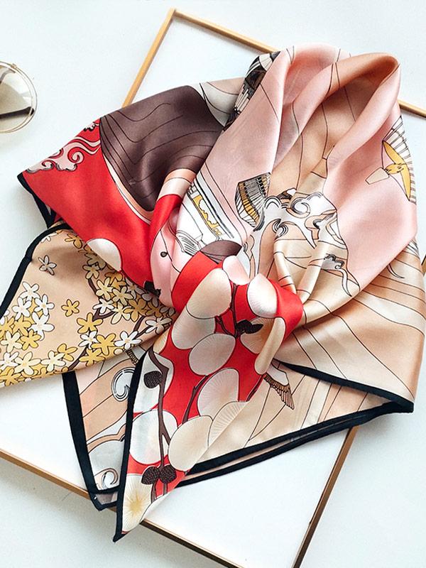 [P077] SilkSilky Pure Silk Scarf 002
