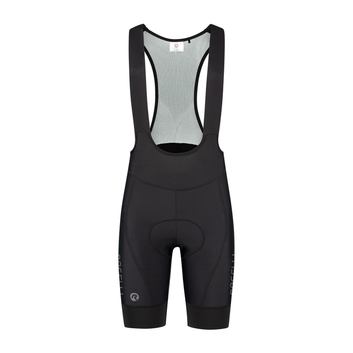 Rogelli Essential korte fietsbroek dames zwart voorkant.