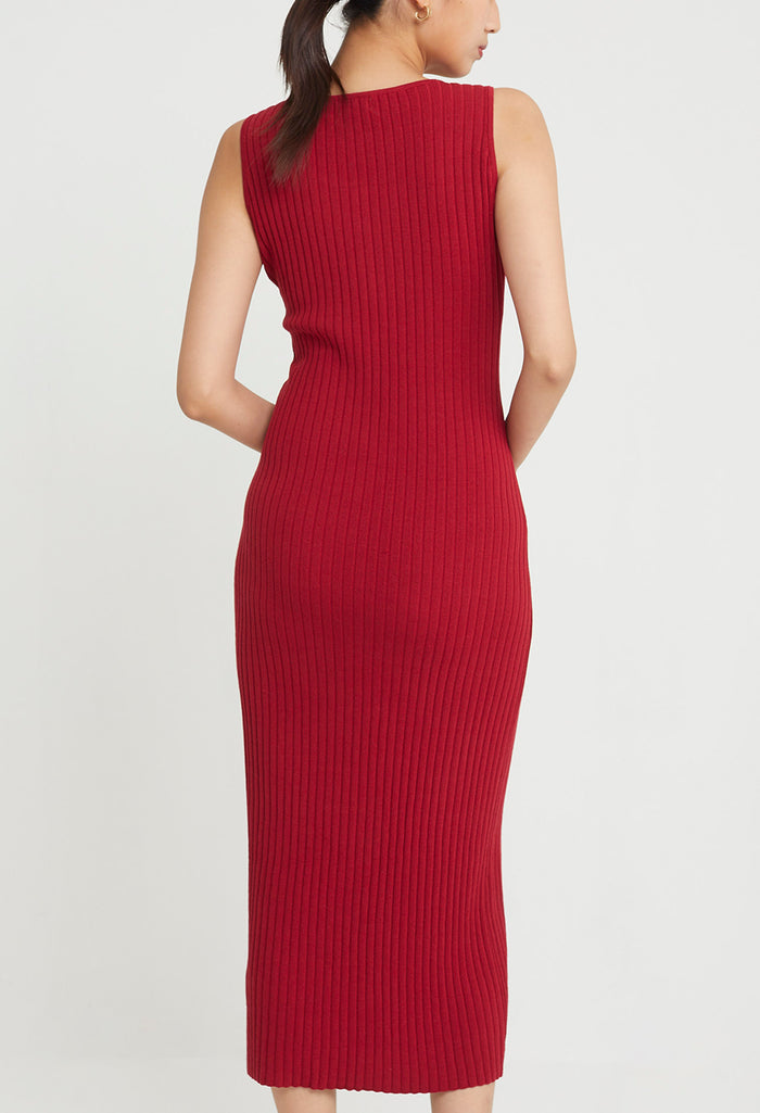 Everyday Button Bodycon Dress