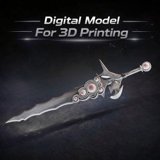 Clair Obscur Expedition 33 Contorso Sword Prop 3D Print STL File