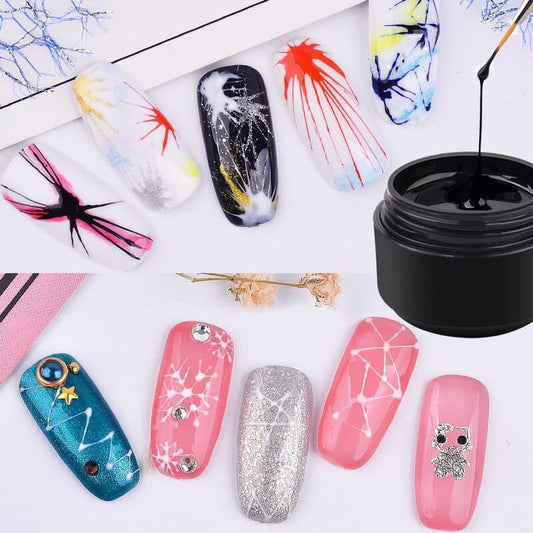 Fernglow Spider Gel: Easy Nail Art - Fernglow