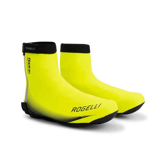 Rogelli Fiandrex overschoenen fluor beschermen voeten tegen regen voorkant.