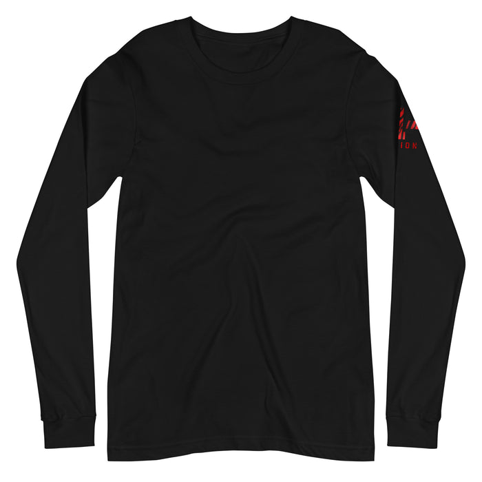 Firefighter Red Tiger American Flag Long Sleeve