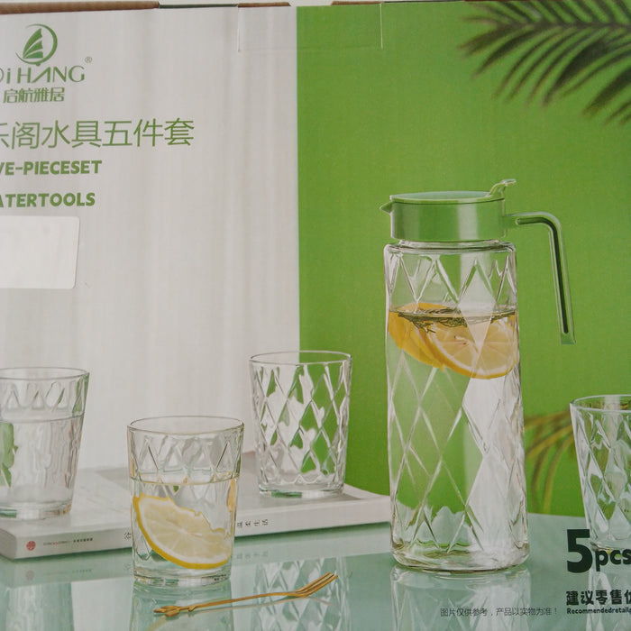 Glass Water Jug Set