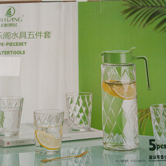 Glass Water Jug Set