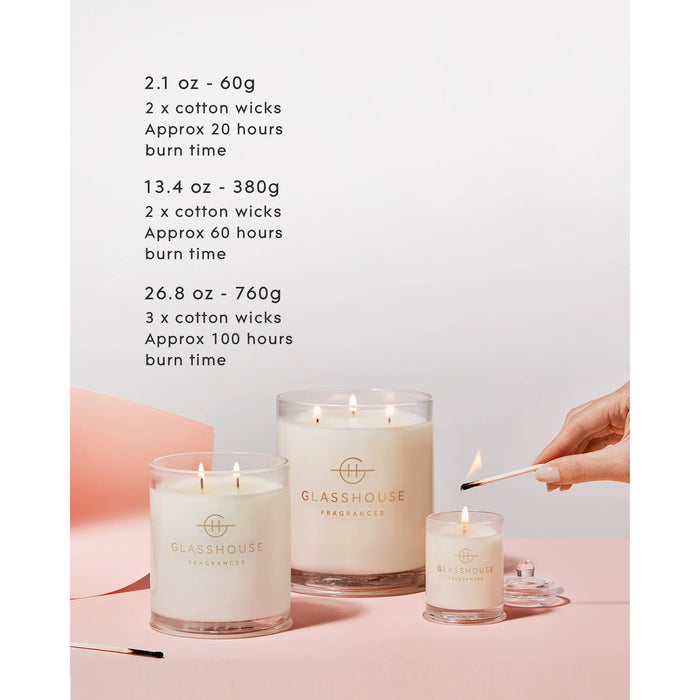 Glasshouse Fragrances - The Hamptons Candle | Teak & Petitgrain