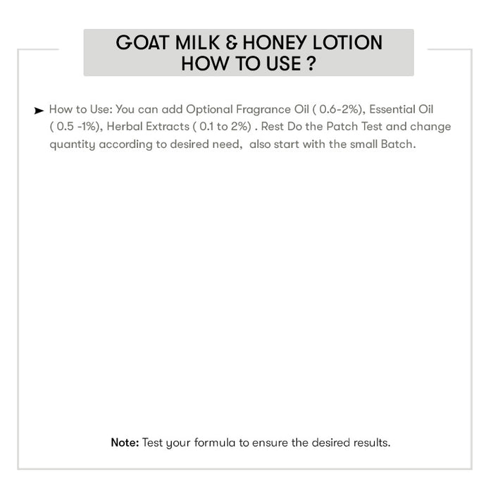 How To Use Goat Milk & Honey Lotion